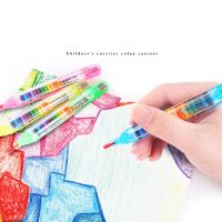 4Pcs 20 colors Cute Crayons Oil Pastel Creative Colored Graffiti Pen For Kid Painting Drawing Supplies Student Stationery