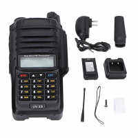 Dual Band Walkie Talkie 10W 136MHz‑174Hz 400MHz‑520MHz IP67 Waterproof Dustproof for BaoFeng UV‑XS 100‑240V US Plug