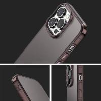 Matte Acrylic hard case เคส compatible for iPhone 12 13 14 15 pro max