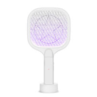 Electric Mosquito Swatter 2 in1 USB Rechargeable Home Electric Fly Mosquito Swatter Racket Bug Racket Insects Mosquito Killer