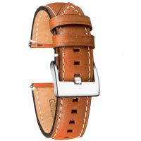 Genuine Leather Watch Bands Brown Quick Release Calf Handmade Vintage Top Grain Watch Strap 18mm 20mm 22mm 24mm