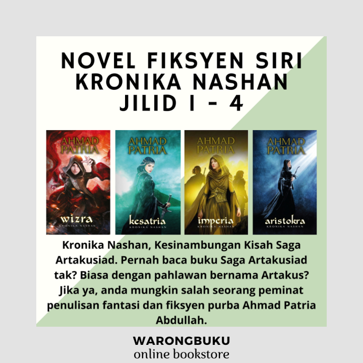 Penerbit- X - Koleksi Novel Fiksyen Siri Kronika Nashan (Ahmad Patria ...