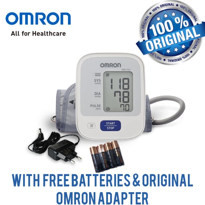 Omron Automatic Blood Pressure Monitor HEM 7121 Model ( With Original ...