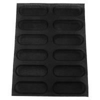 Silicone Pan-Non-Stick Perforated French Bread Pan Forms,Hot Dog Molds , Baking Liners Mat Bread Mould