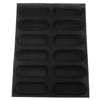 Silicone Pan-Non-Stick Perforated French Bread Pan Forms,Hot Dog Molds , Baking Liners Mat Bread Mould