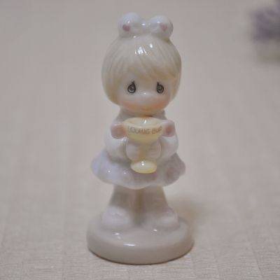 [COD] drop doll Precious moments animal character ceramic decoration holiday gift