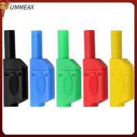 UMMEAX วางซ้อนกันได้ ปลั๊กกล้วยแบบเสียบ สีดำสีแดง 4mm ครับ ลวดบัดกรีปลั๊กกล้วย ดีไอวาย ขั้วต่อบัดกรี เครื่องมือไฟฟ้า