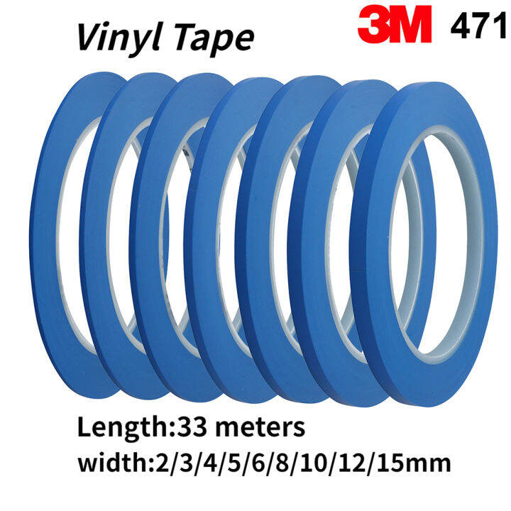 3M 471 Blue Vinyl Tape Fineline Fine line Pinstriping Masking Tape