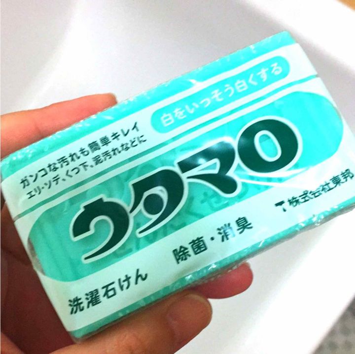 สบู่ซักผ้าขาวจากญี่ปุ่น-utamaro-laundry-soap-133g