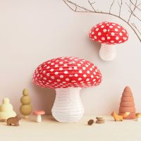 Mushroom Shaped Paper Lantern Kindergarten Kids Birthday Party Decoration Supplies Venue Decoration Irregular Cartoon Lantern