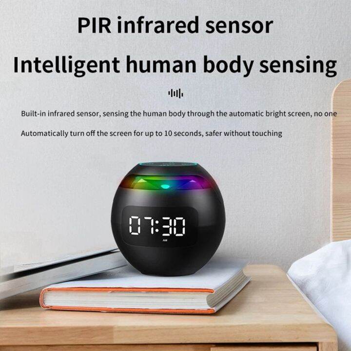 mini-alarm-clock-bluetooth-speaker-wireless-sound-box-with-induction-head-led-display-hifi-tf-card-music-player