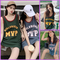 900Shop?เสื้อยืดแขนกุด ทรงใหญ่ ผ้าเด้งใส่สบาย กุ้นขอบแดง 2 สี ลาย MVP