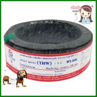 สายไฟ THW IEC01 UNITED 1x6 ตร.มม. 100 ม. สีดำTHW ELECTRIC WIRE IEC01 UNITED 1X6SQ.MM 100M BLACK **สินค้าแนะนำ**