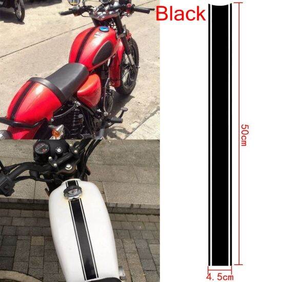 Liangyaoku 50cm trang trí thời trang mát mẻ bể cowl nhãn dán xe máy sọc - ảnh sản phẩm 3