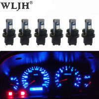 WLJH 6x LED T5 PC74 Socket Lamp Car Dashboard Instrument Panel Light Bulb for HONDA ACCORD CIVIC CR-V CRX ODYSSEY PRELUDE S2000