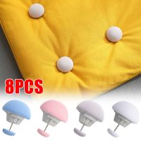 4/8Pcs Quilt Holder Mushroom Shape Bed Sheet Non-Slip Clamp Bedroom Blanket Clothes Pegs Cover Fastener Clips Fixing Accessories Bedding Accessories