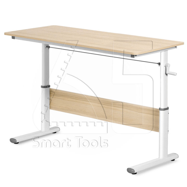 innhome-โต๊ะทำงานปรับระดับได้-โต๊ะปรับระดับ-โต๊ะทำงาน-computer-desk-office-table-โต๊ะทำงานไม้-mdf-โต๊ะคอม-โต๊ะ-โต๊ะคอมพิวเตอร์-โต๊ะคอมไม้-รุ่น-flexidesk-มีขนาดให้เลือก-100cm-120cm-140cm