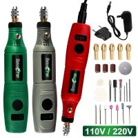 100V-240V Mini Drill Electric Drill Rotary Tools 3 Speed Carving Pen Dremel Essories Set Engraving Pen Grinder Power Tool