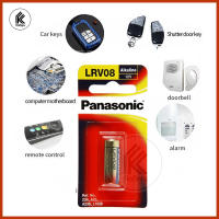ถ่าน อัลคาไลน์ LRV08 1B 12V 1 ก้อน Panasonic ถ่าน แบต พานาโซนิค ถ่านนาฬิกา กุญแจ รีโมตรถ กระดิ่ง LRV08 23A A23 A23S L1028