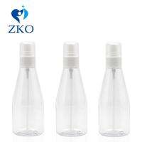 200ml Conical Plastic Cosmetic Dispenser Essential Oil Liquid Sprayer Lotion Bottling Foam Refillable Pump Bottle Have A Cover