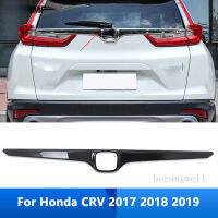 คาร์บอนไฟเบอร์ด้านหลังฝาปิด Tailgate Garnish Strip Trim อุปกรณ์จัดแต่งทรงผมสำหรับ Honda CRV CR-V 2017 2018 2019