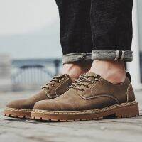 CODwuyan8340 Ready Stock Men Low Up Martin Boots Casual Comfortable Tooling Boots Denim Leisure Mens Shoes