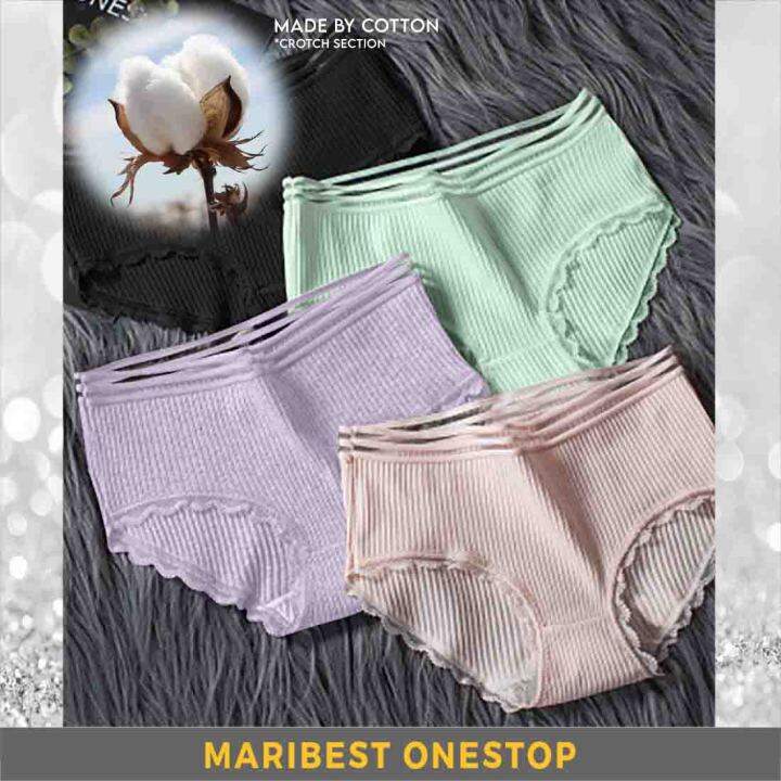 1231 WOMEN GIRL PANTIES COTTON CROTCH UNDERWEAR SIMPLE BRIEFS LINGERIE
