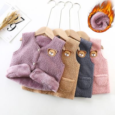 （Good baby store） Kids Waistcoats Toddler Boy Clothes Fall Jacket for Toddler Girls Kids Warm Children Clothes 1 6y Autumn Winter Kids Outerwear