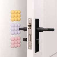 【CW】 Door Stopper Wall Protector Self-adhesive Handle Silicone Non-slip Doors Stop Muffler improvement