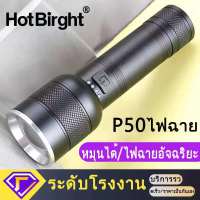 ไฟฉายLED Ultrafire CRX-W588 P50 ไฟฉายพกพาแบบกันน้ำ LED Flashlight 58000lm 380m 4 Modes Waterproof LED light Type-C Seaching Torch