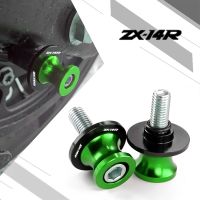 เถื่อน♤สกรูยึดสำหรับคาวาซากิ ZX14R ZX 14R ZX14 R ZX 14 R 2006-2017 M6/M8/M10ตัวเลื่อนหลอดสวิงอาร์ม CNC