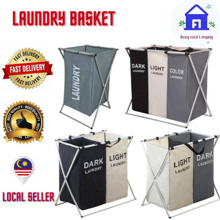 Waterproof Foldable Dirty Laundry Basket Organizer Storage Box and