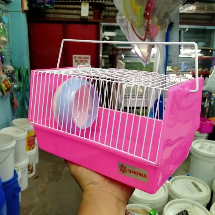Showa Small Pet Carrier Cage with Wheel (No Water Bottle) Lazada PH