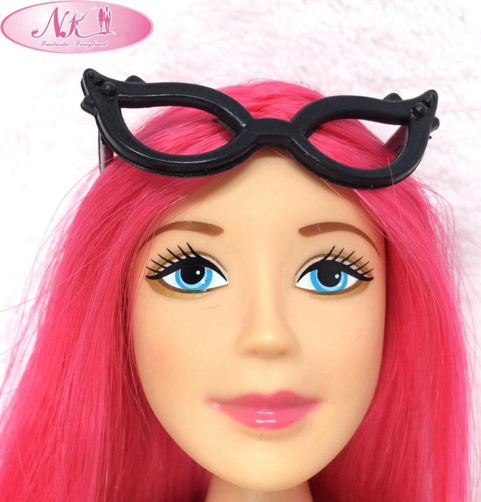 nk-4ชิ้น-เซ็ตตุ๊กตาอุปกรณ์เสริมแว่นตาพลาสติกที่แตกต่างกันสำหรับตุ๊กตามอนสเตอร์สูงสำหรับตุ๊กตาบาร์บี้-dz-ที่ดีที่สุด