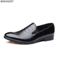 [Chaopu shoes] Coiffeur Loafers ผู้ชายแต่งตัวรองเท้าจระเข้อิตาลีสำนักงาน2022ใบอย่างเป็นทางการบนรองเท้าผู้ชายชุดแต่งงานฟอร์ดรองเท้าสำหรับผู้ชาย