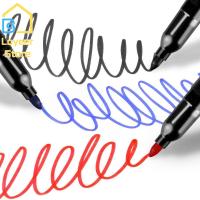 UJYU หัวปากกาบางเครื่องเขียนสำนักงานสีดำสีน้ำเงินสีแดง,ปากกามาร์กเกอร์กันน้ำหมึกอุปกรณ์ศิลปะปากกาปากกาสีละเอียดปากกามาร์คเกอร์คงทนปากกามาร์กเกอร์สี