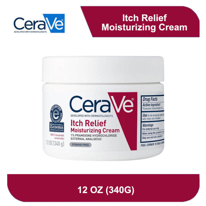 Cerave Itch Relief Moisturizing Cream Dry Skin Itch Relief 12 Oz 340g Lazada Ph 1409