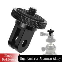 Aluminum Alloy 1/4 inch Mini Tripod Adapter Mount for GoPro Hero11 10 9Black Sjcam Xiaomi Yi 4K Go Pro Action Camera Accessories Adhesives Tape