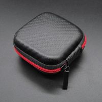 Portable Mini Zipper Headphone Bag Square Hard Aseismic Moisture Proof Headphone Bag Storage Box Headset Case For SD Cards