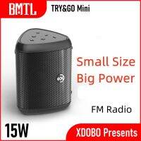 Xdobo BMTL ลองและไปมินิ15W ลำโพงบลูทูธไร้สาย5.2 TWS Hi-Fi คุณภาพเสียงสนับสนุนวิทยุ Fm/ บลูทูธ /Aux ลำโพงพกพา (สีดำ)