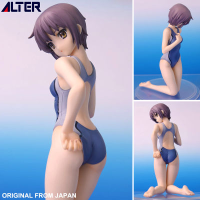 Figure ฟิกเกอร์ งานแท้ 100% Alter Chara ani จาก The Melancholy Disappearance of Haruhi Suzumiya การหายตัวไปของ สึซึมิยะ ฮารุฮิ Yuki Nagato นางาโตะ ยูคิ 1/8 ชุดว่ายน้ำ Ver Original from Japan อนิเมะ การ์ตูน คอลเลกชัน ของขวัญ New Collection Model โมเดล