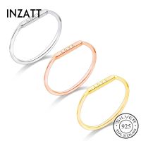 [Zhongxi ornaments ] INZATT Real 925 Sterling Silver Letter LOVE Ring For Fashion Women Party Minimalist Fine Jewelry 2020 Geometric Accessories Gift