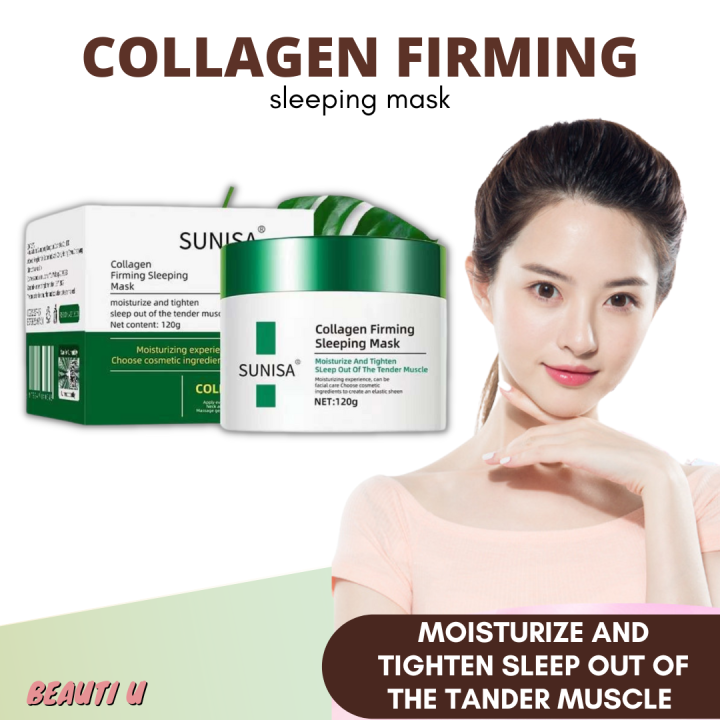 SUNISA Collagen Jelly Firming Sleeping Mask Jelly Sleep Mask Anti-aging ...