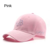 SLECKTON Cotton Baseball Cap for Women Flower Embroidery Hat Fashion Girls Snapback Hat Casual Summer Sun Hat Outdoor Sports Hat