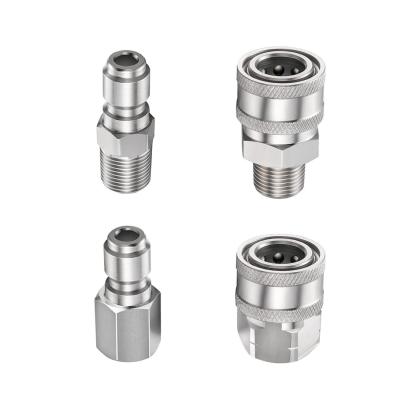 8000PSI 3/8" Quick Connector Plug With Female Male G3/8 M22 Male Female Fitting Thread Pressure Washer Adaptor Replacement Parts