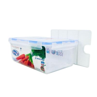 กล่องถนอมอาหาร กล่องใส่อาหาร เข้าไมโครเวฟได้ ความจุ 4200 ml. ป้องกันเชื้อราและแบคทีเรีย แบรนด์ Super Lock รุ่น 5057