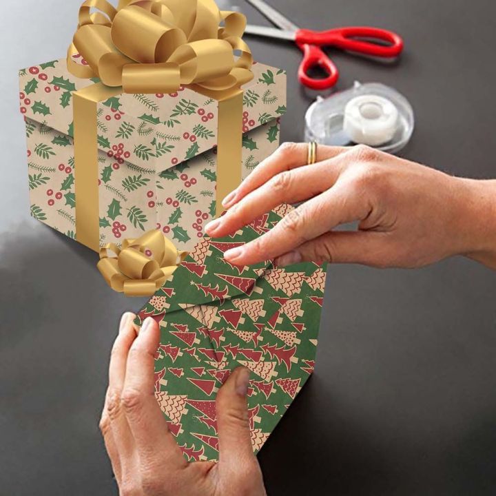สมุดภาพกระดาษคราฟท์ปีใหม่ทำด้วยมือแบบ-gj56ต้นคริสต์มาส-diy-ห่อของขวัญอุปกรณ์งานกระดาษตกแต่งคริสต์มาส