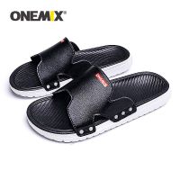 ONEMIX Men  Women Flip Flop Casual Slippers Flats Fashion Personality Outdoor Non-slip Summer Sandals  Beach Wading Shoes House Slippers