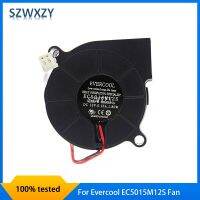 SZWXZY For Evercool EC5015M12S DC 12V 0.15A 50x50x15mm 2-Wire Server Cooler Fan Fast Shipping