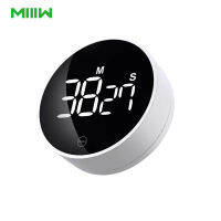 Xiaomi Miiiw นาฬิกาจับเวลาดิจิตอล Digital Kitchen Timer นาฬิกาจับเวลา LED นาฬิกาจับเวลาทำอาหาร เสียงดังฟังชัด spin timer